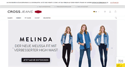 Desktop Screenshot of crossjeans.de